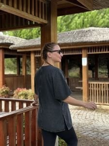 Orijinal marka Taşlı Kot Bluz antrasit