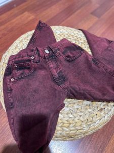 Orjinal BDG kot pantolon Bordo