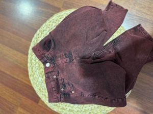 Orjinal BDG kot pantolon Bordo