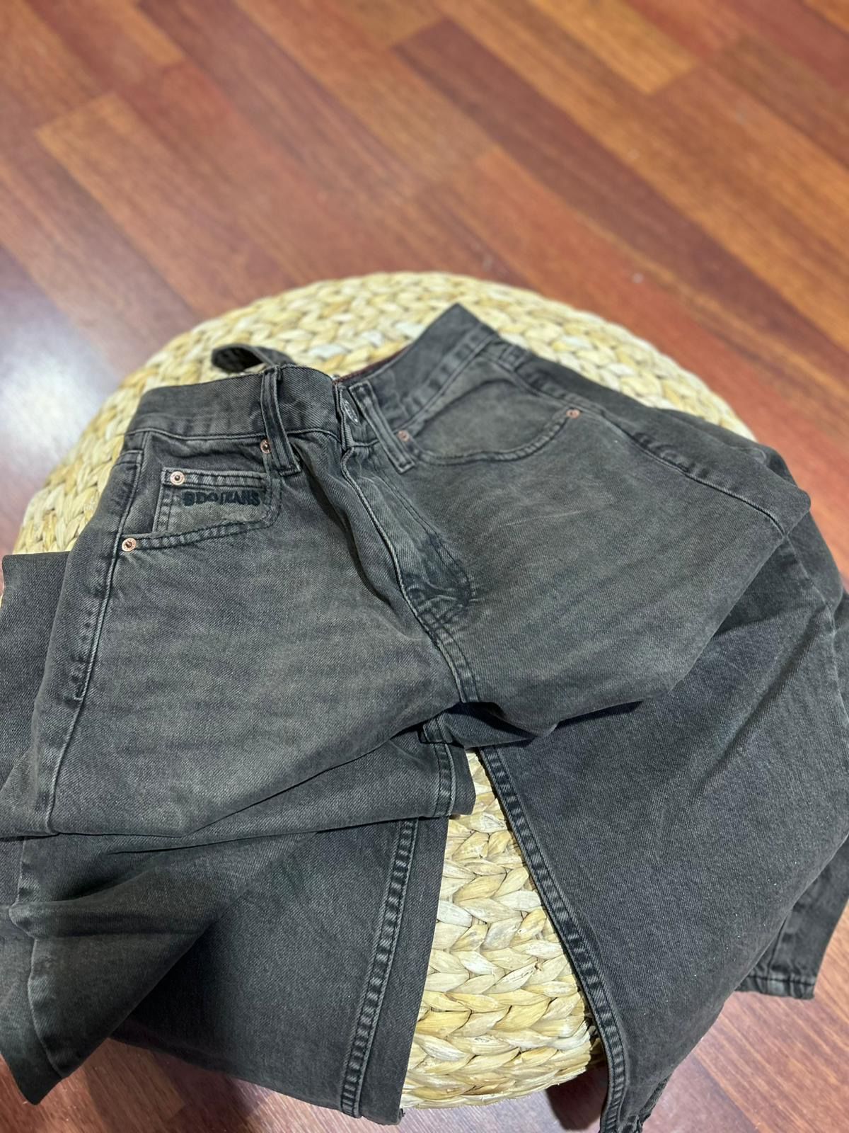 Orjinal BDG kot pantolon taşlanmış Kahve