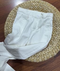 River skinny denim pantolon beyaz