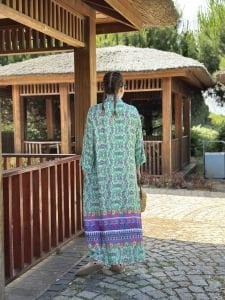 Bali gömlek elbise mint