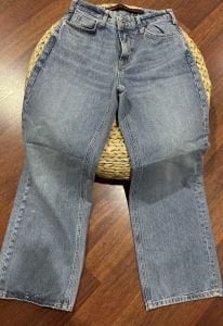 Orjinal Simli kot pantolon mavi