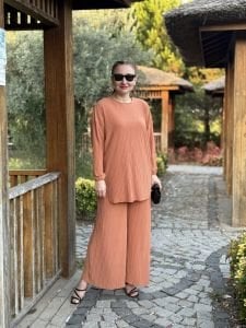 Kraşlı Lotus takım somon