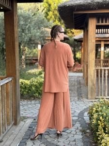 Kraşlı Lotus takım somon