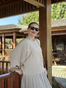 Tensel kumaş düz katleya taş