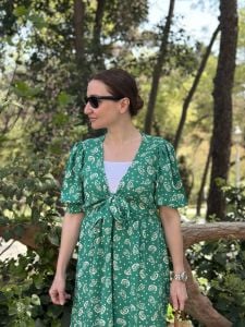 Yasmin Elbise yeşil