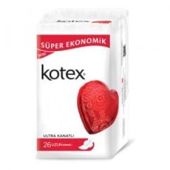 Kotex Ultra Kanatlı Ped Süper Ekonomik 26 Adet