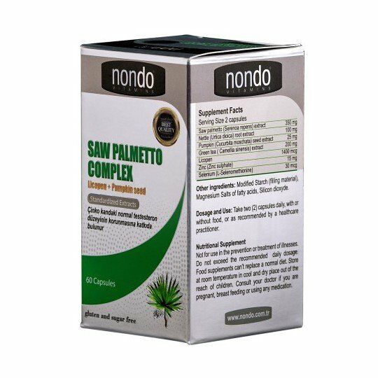 Nondo Saw Palmetto Complex 60 Kapsül