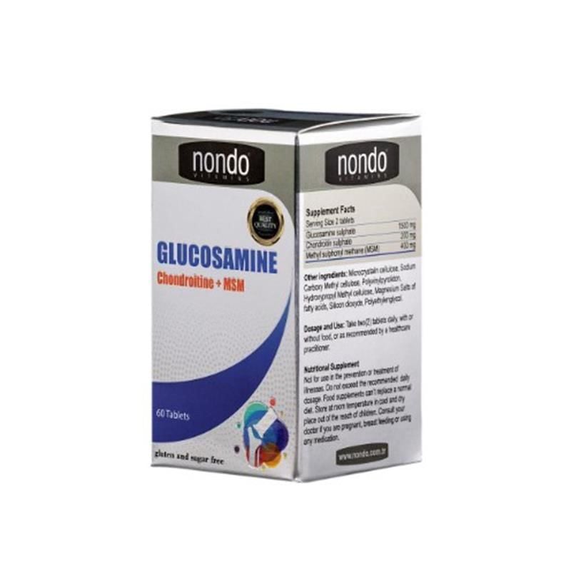 Nondo Glucosamine Chondroitine + MSM 60 Tablet