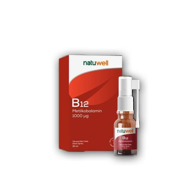 Natuwell Vitamin B12 Metilkobalamin Sprey 10ml