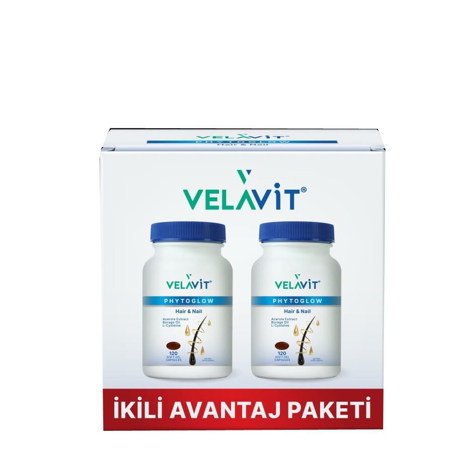 Velavit PHYTOGLOW HAIR NAIL Avantaj Paketi 2li