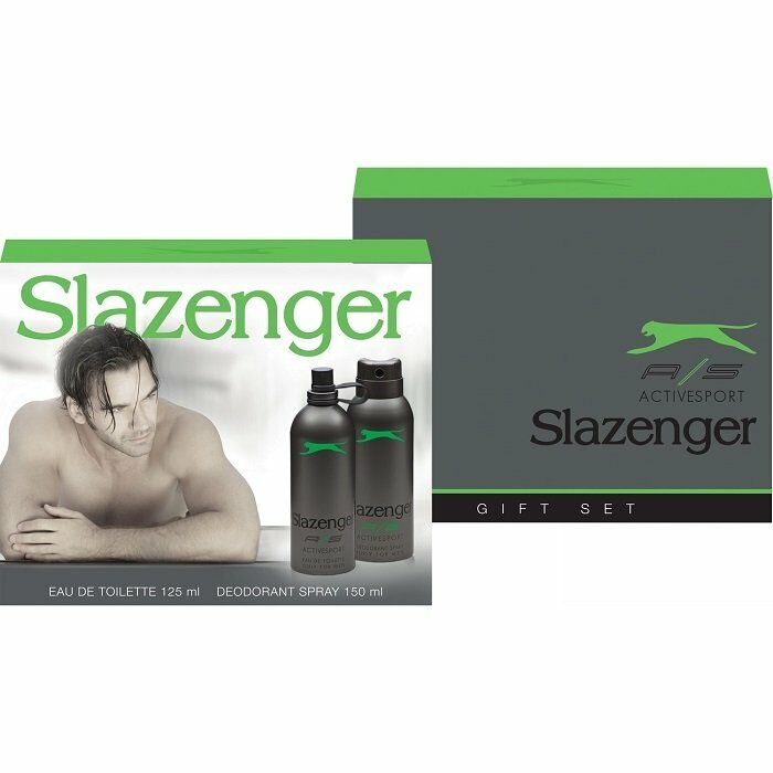Slazenger Active Sport YEŞİL Kofre Hediye Seti Edt Parfüm ve Deodorant