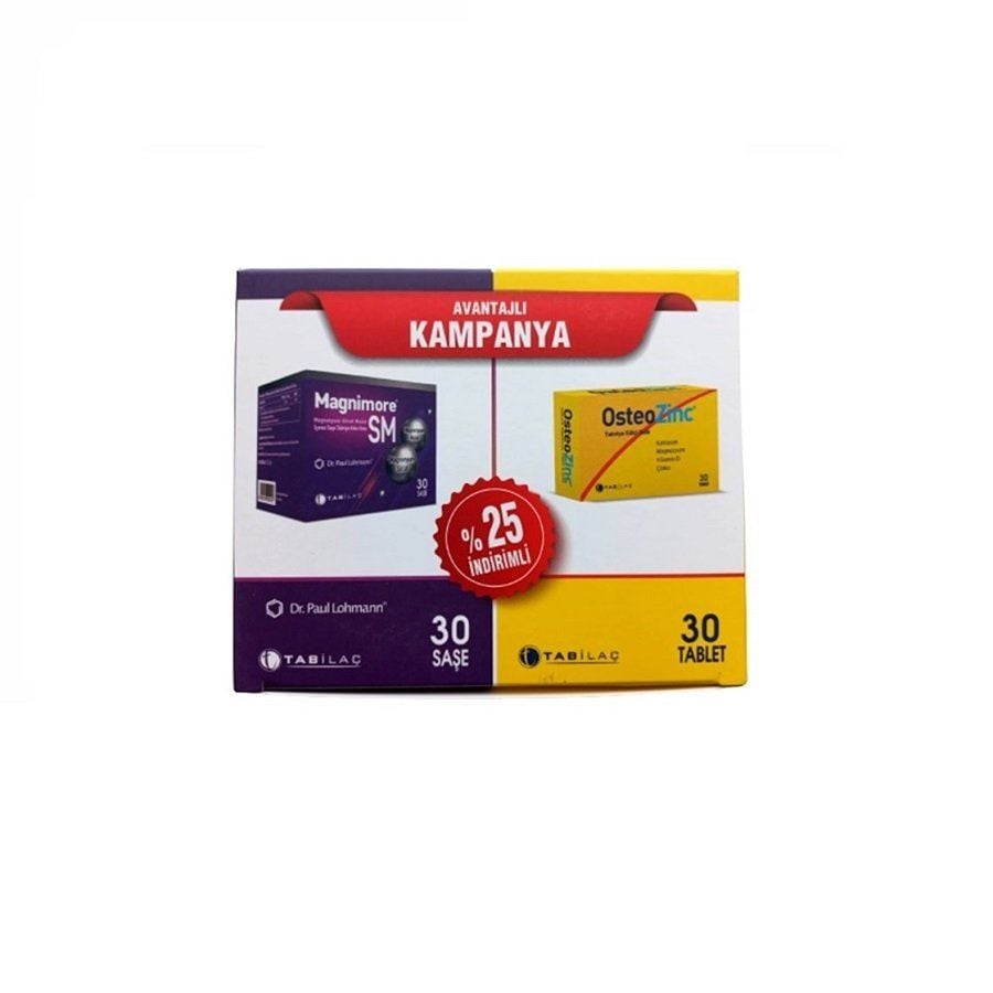 Magnimore SM 30 Saşe + Osteozinc 30 Tablet KOFRE