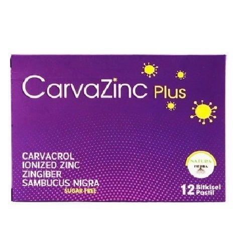 Natura Herba Carvazinc Plus 12 Pastil