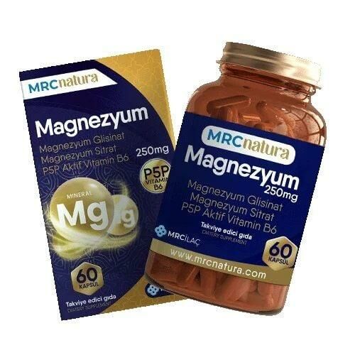 MRC Natura Magnezyum 250mg 60 Kapsül