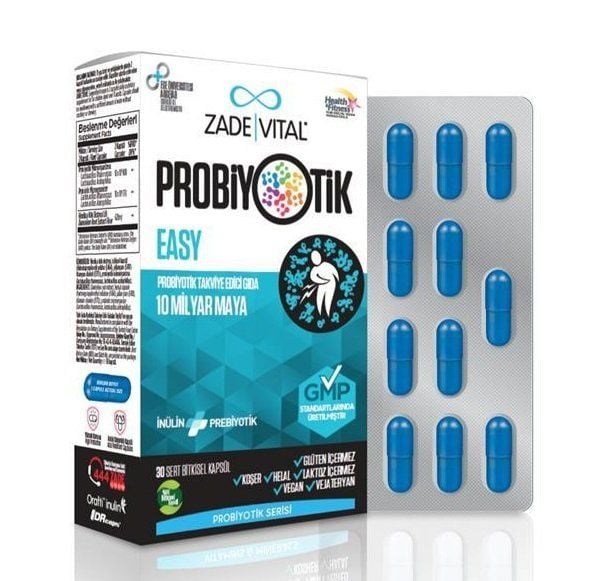 Zade Vital Probiyotik Easy Kapsül 15 lik