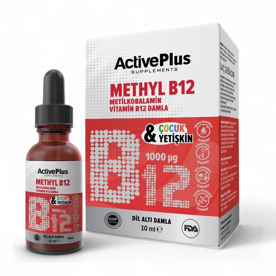 Activeplus METHYL B12 Damla 10ml