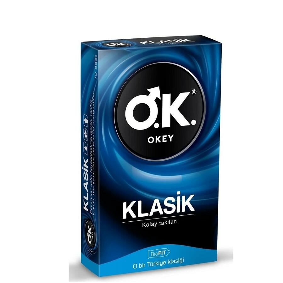 Okey Klasik Prezervatif 10'lu