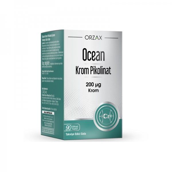 Ocean Krom Pikolinat 200 mcg 90 Kapsül