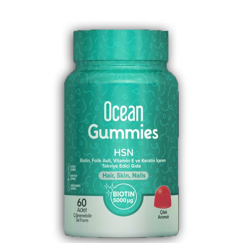 Ocean GUMMIES HSN 60 Adet Çiğneme Jel Form