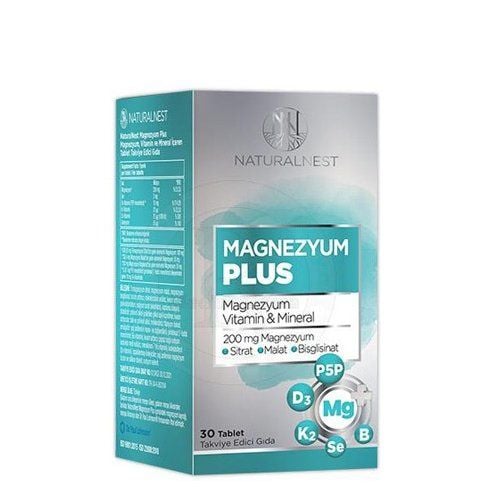 Naturalnest Magnezyum Plus 30 Tablet