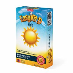 EasyVit D Kids 30 Jelibon - Vitamin D3 içeren Takviye Edici Gıda