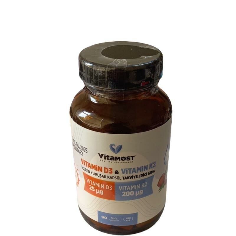 Vitamost Vitamin D3K2 90 Kapsül