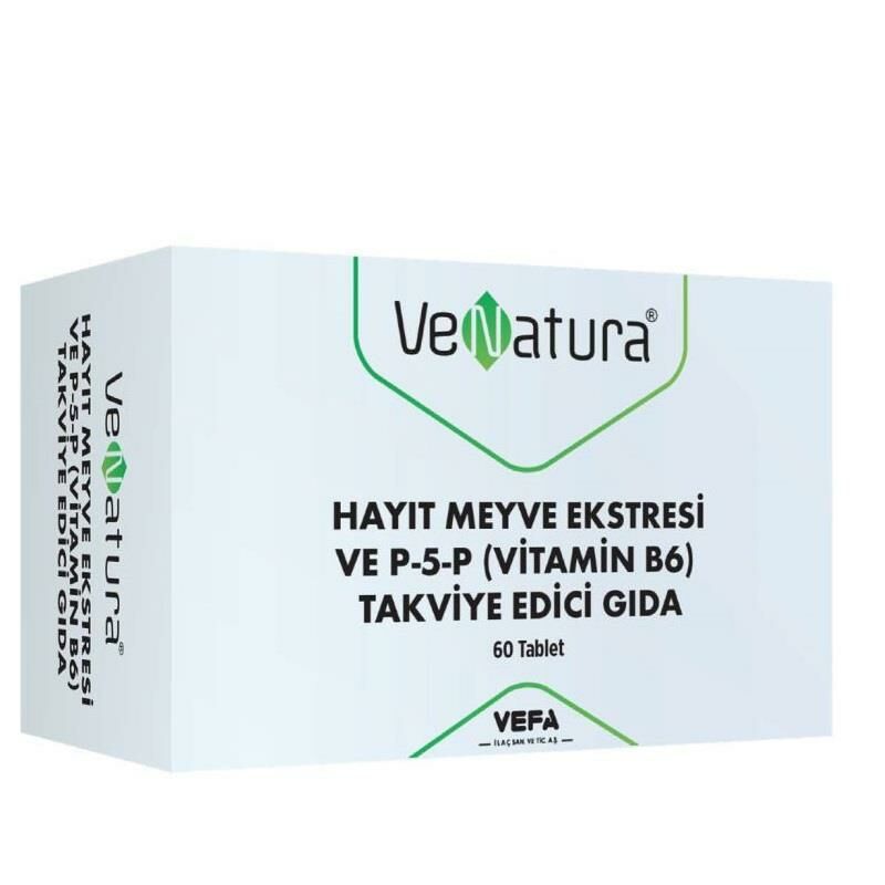 Venatura Hayıt Meyvesi Ekstresi ve P-5-P (Vitamin B6) 60 Tablet