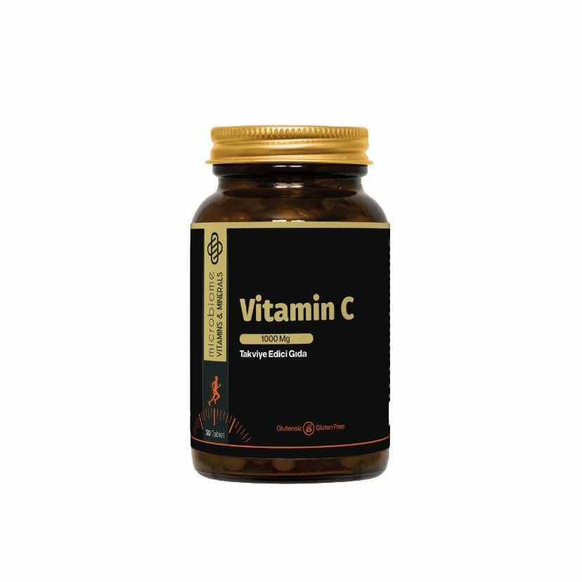 Microbiome Vitamin C 1000 mg Takviye Edici Gıda 30 Tablet