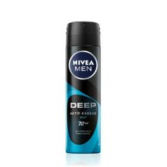 Nivea Deodorant 150 ml Erkek Deep Beat Aktif Karbon