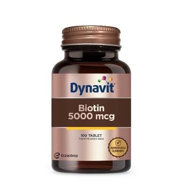 Dynavit Biotin 5000mcg 100 Tablet