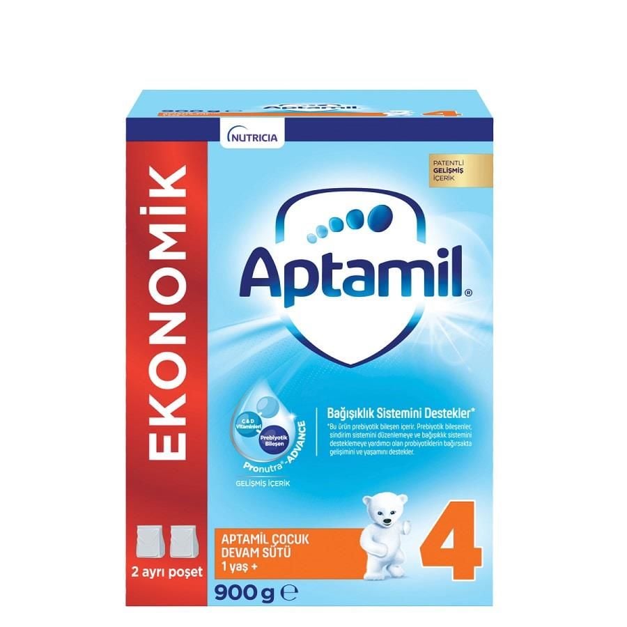 Aptamil 4 Çocuk Devam Sütü 1+ Yaş Üstü 900gr