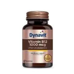 Dynavit Vitamin B12 1000mcg 100 Dil Altı Tableti