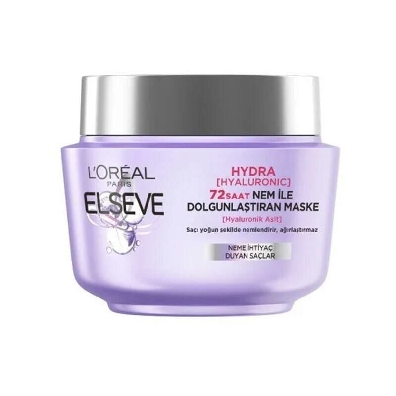 Loreal Paris Elseve Hydra Hyaluronic 72 Saat Nem ile Dolgunlaştıran Maske 300 ml