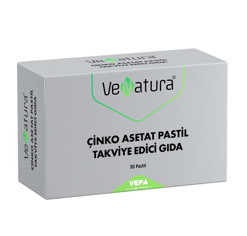 VeNatura Çinko Asetat Pastil 30 Lu