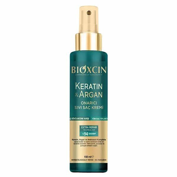 Bioxcin Keratin Argan Onarıcı Sıvı Saç Kremi 150ml - Tüm Saç Tipleri