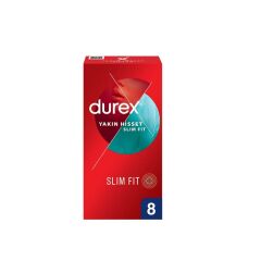Durex Yakın Hisset Slim Fit Prezervatif 8li