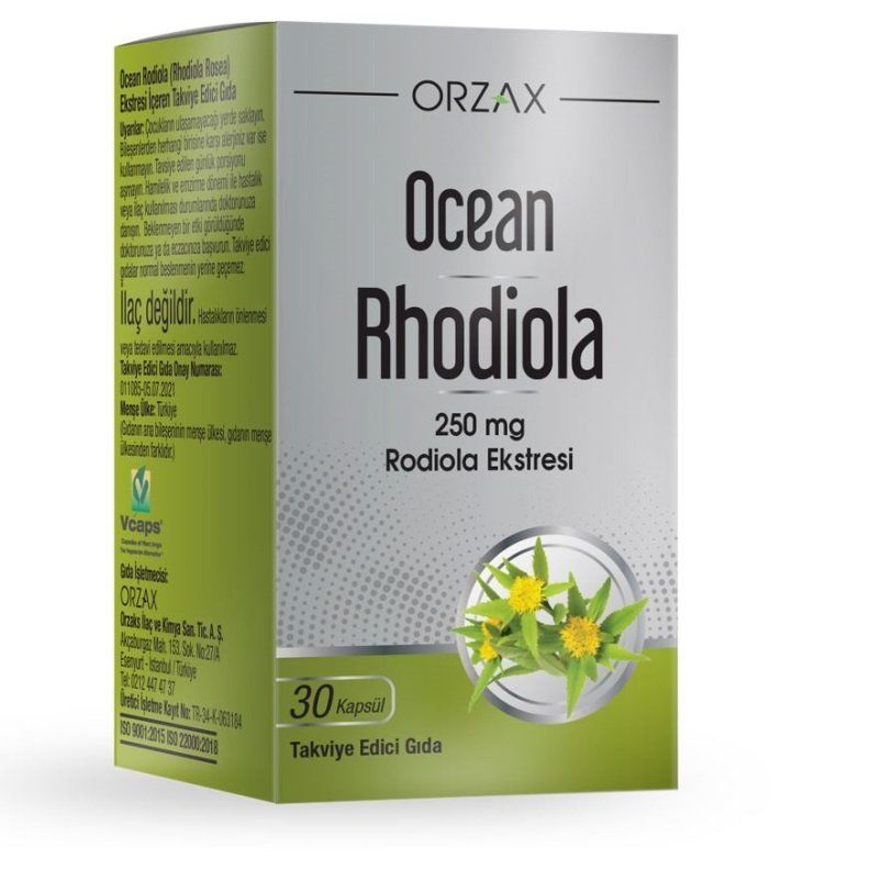 Ocean Rhodiola 250mg 30 Kapsül