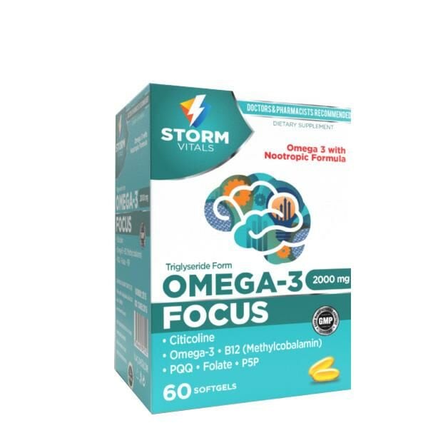 Storm Vitals Omega-3 Focus 60 Kapsül
