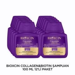 Bioxcin Collagen Biotin Şampuan 100 ml - 12 Adet