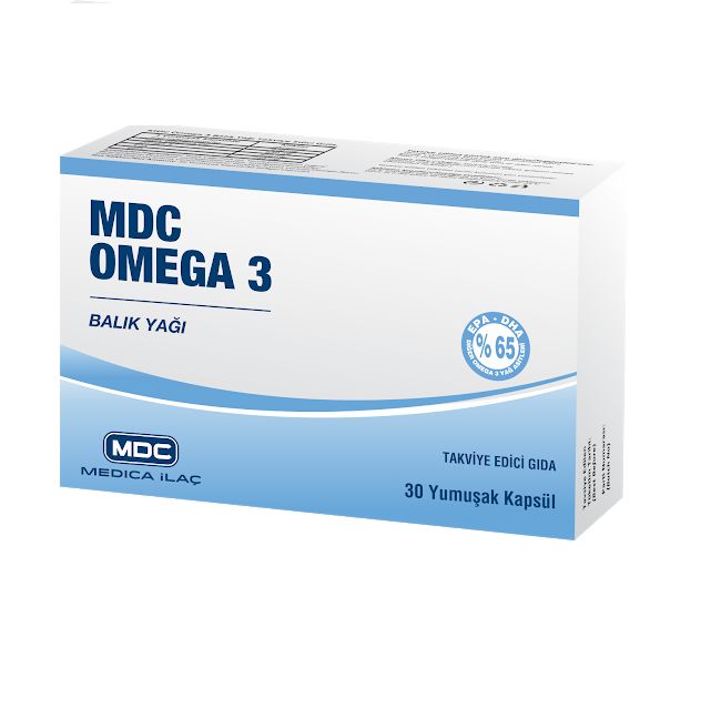 Mdc Omega 3 Yumuşak Kapsül 30 luk