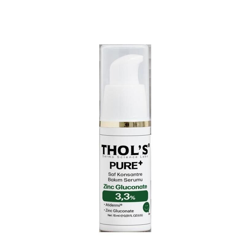 THOLS PURE+ Zinc Gluconate 3,3% - 15 ml (TB55) Bakım Serumu