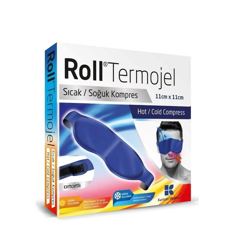 Roll Termojel Sıcak Soğuk Kompres Göz ve Alın 11x11cm