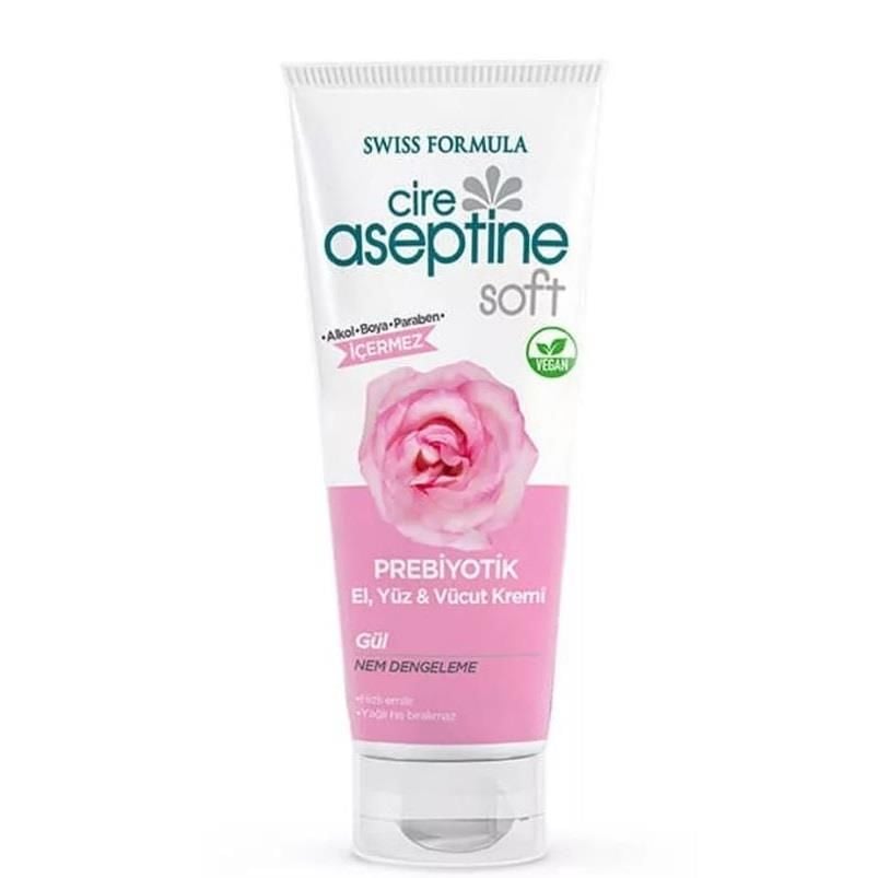 Cire Aseptine Soft Prebiyotik Gül 75 Ml Tüp