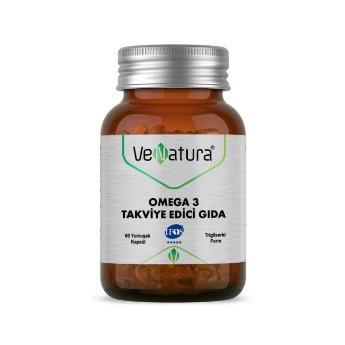 VeNatura Omega 3 Takviye Edici Gıda 60 Yumuşak Kapsül