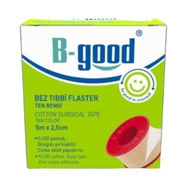 BGood Bez Tıbbi Flaster 5m x 2.5cm