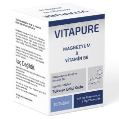 Vitapure Magnezyum B6 Vitamin 30 Tablet