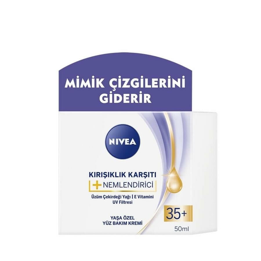 Nivea Kırışıklık Karşıtı Nemlendirici 35+ Gündüz/Gece 50 ml