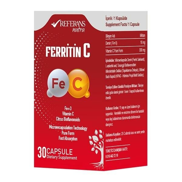 Referans Ferritin C 30 Kapsül